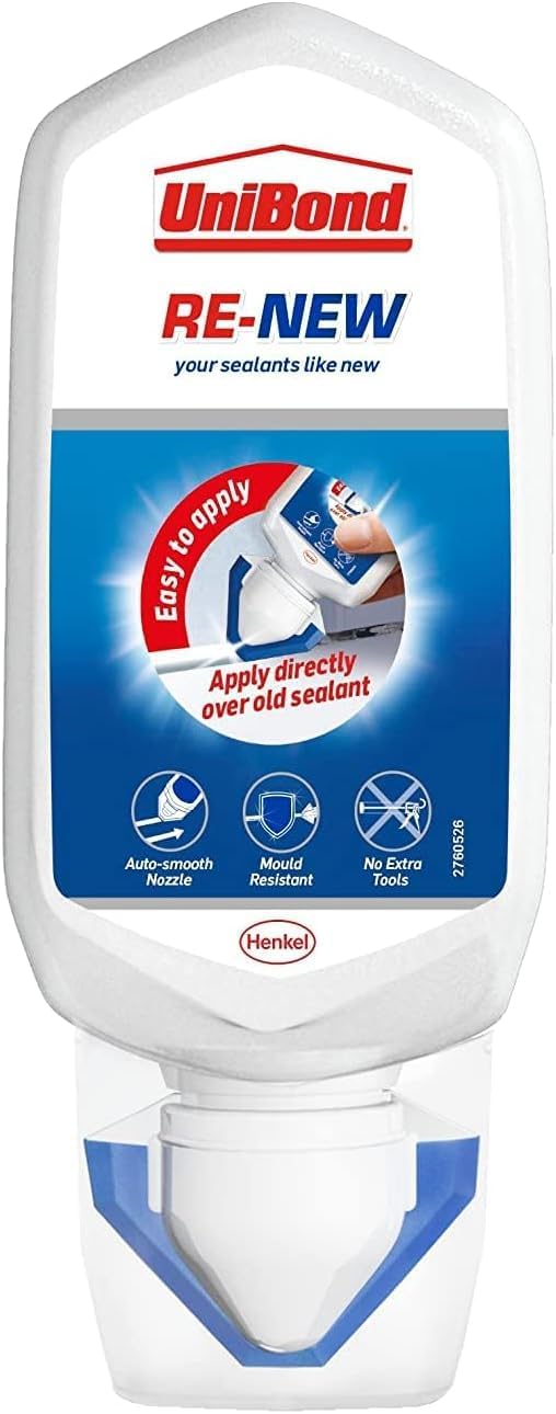 UniBond Re-New White Silicone Sealant Renewal - 80ml