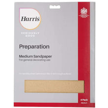 Harris Seriously Good Medium Sandpaper - 4 Pack