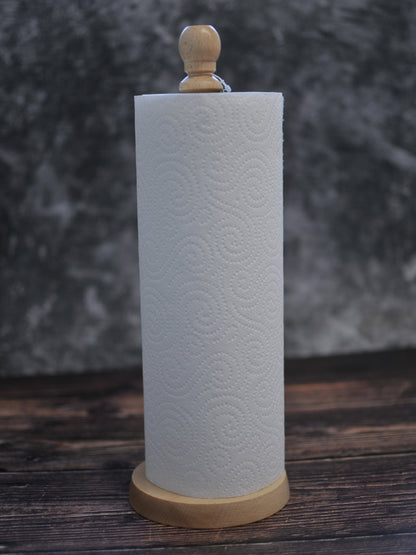 Apollo Mug Tree & Paper Towel Holder Set - Natural Beech Wood