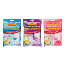 151 Scented Hanging Wardrobe Dehumidifiers - Multi Pack