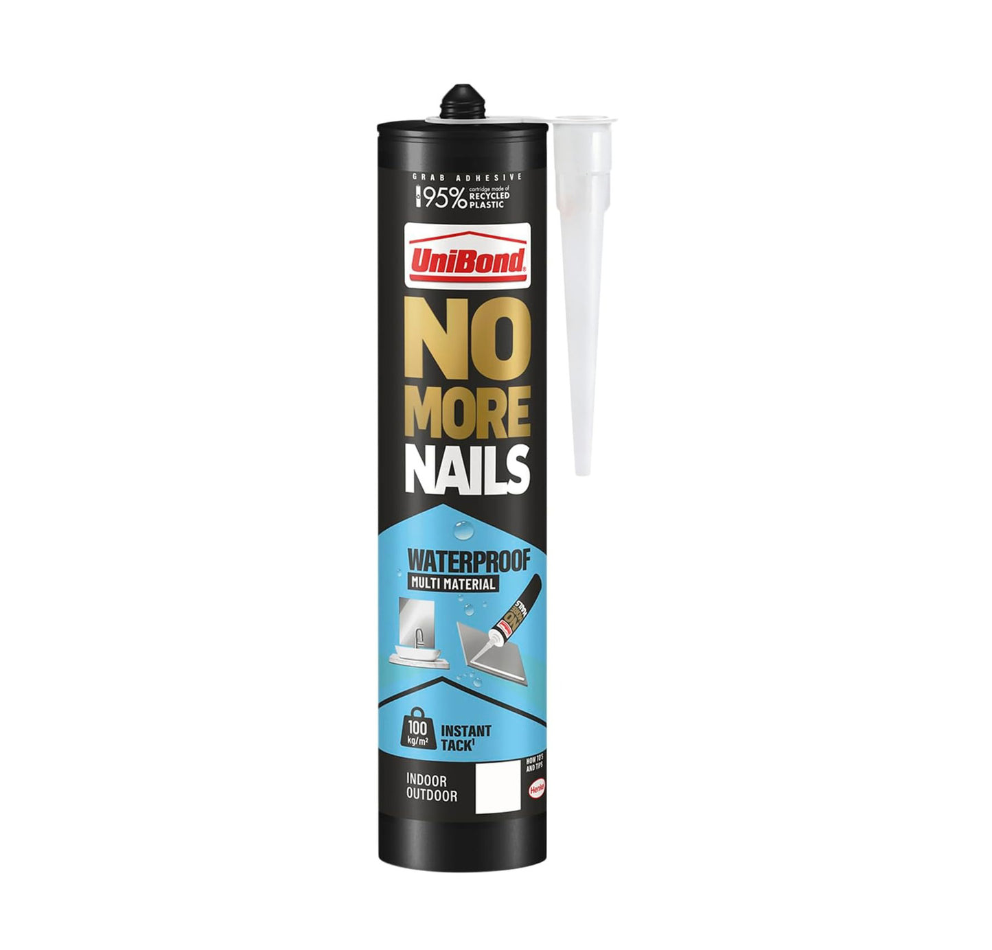 UniBond No More Nails Waterproof Grab Adhesive Cartridge 280ml
