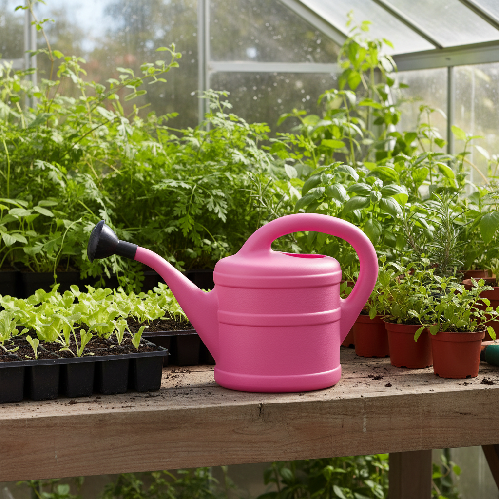 Small Watering Can 1 Litre - Pink