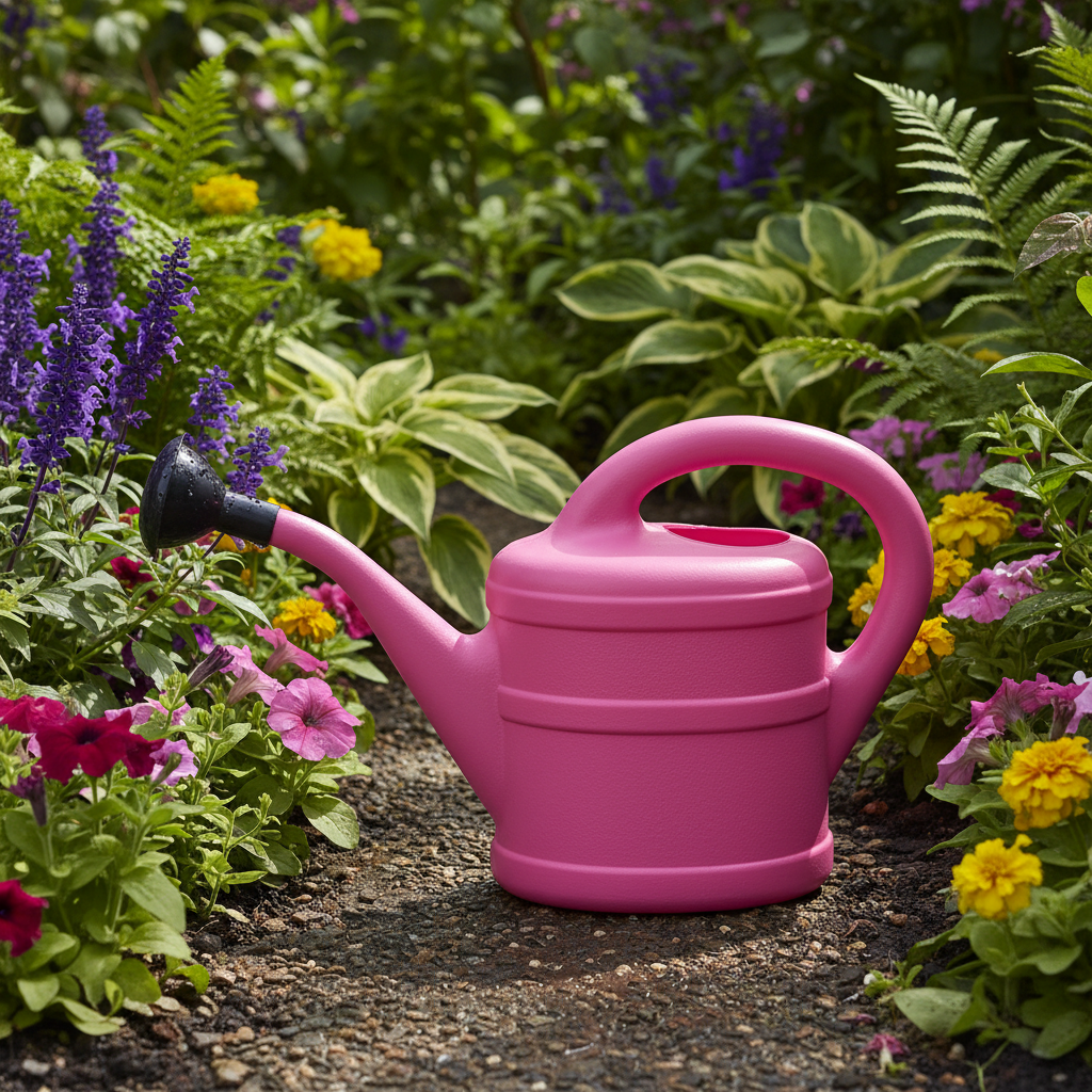 Small Watering Can 1 Litre - Pink