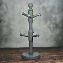 Apollo Beech Wood Mug Tree - Charcoal