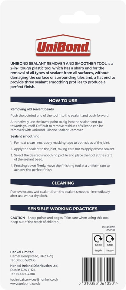 UniBond 2 In 1 Sealant Remover & Smoother Tool