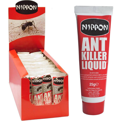 Bulk Pack of 30 x Nippon Ant Killer Liquid 25g
