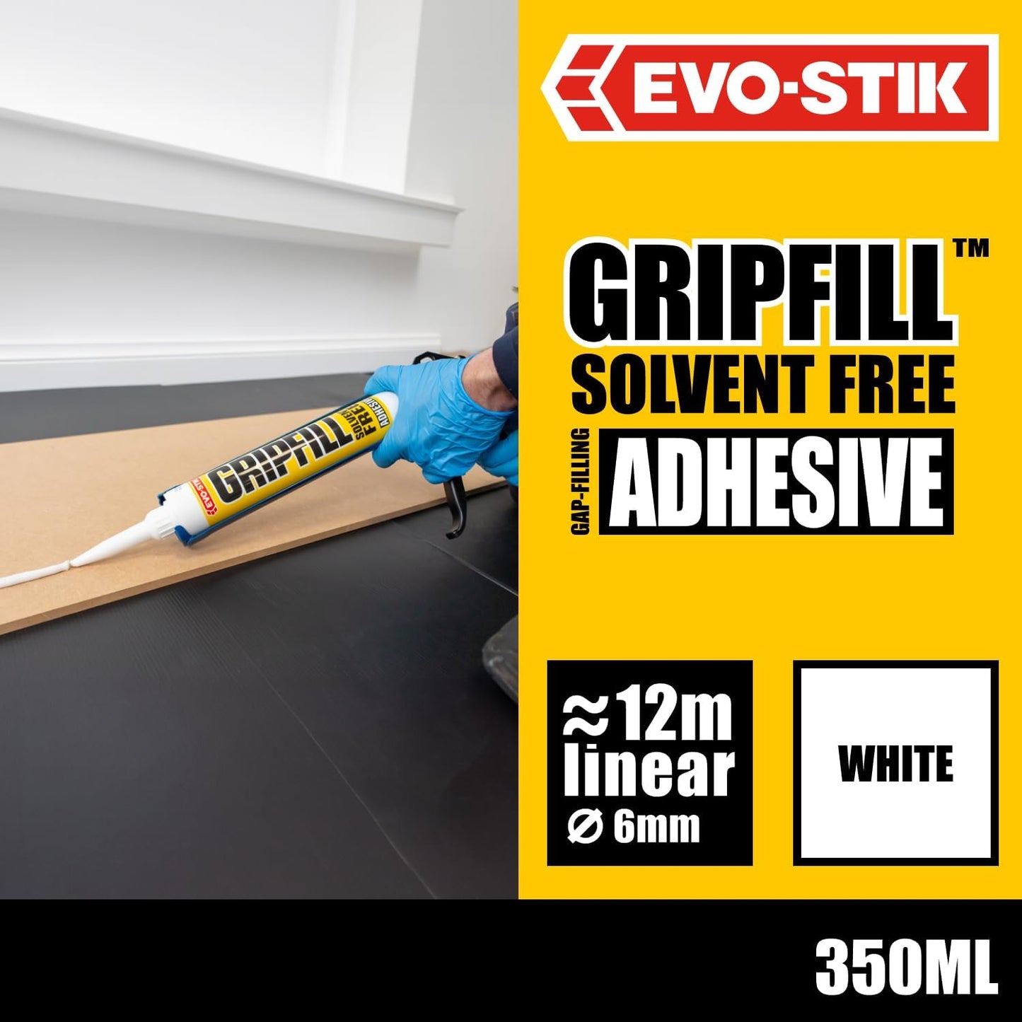 Evo-Stik Gripfill Solvent Free Grab Adhesive - 350ml Cartridge