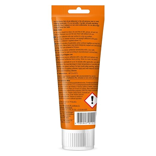 Gorilla Heavy Duty Grab Adhesive White - 200ml Tube