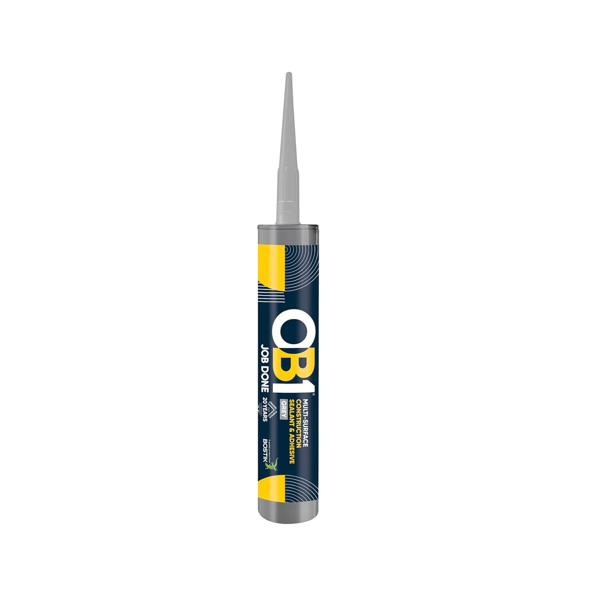 OB1 Construction Grab Adhesive & Sealant Cartridge - Grey 290ml