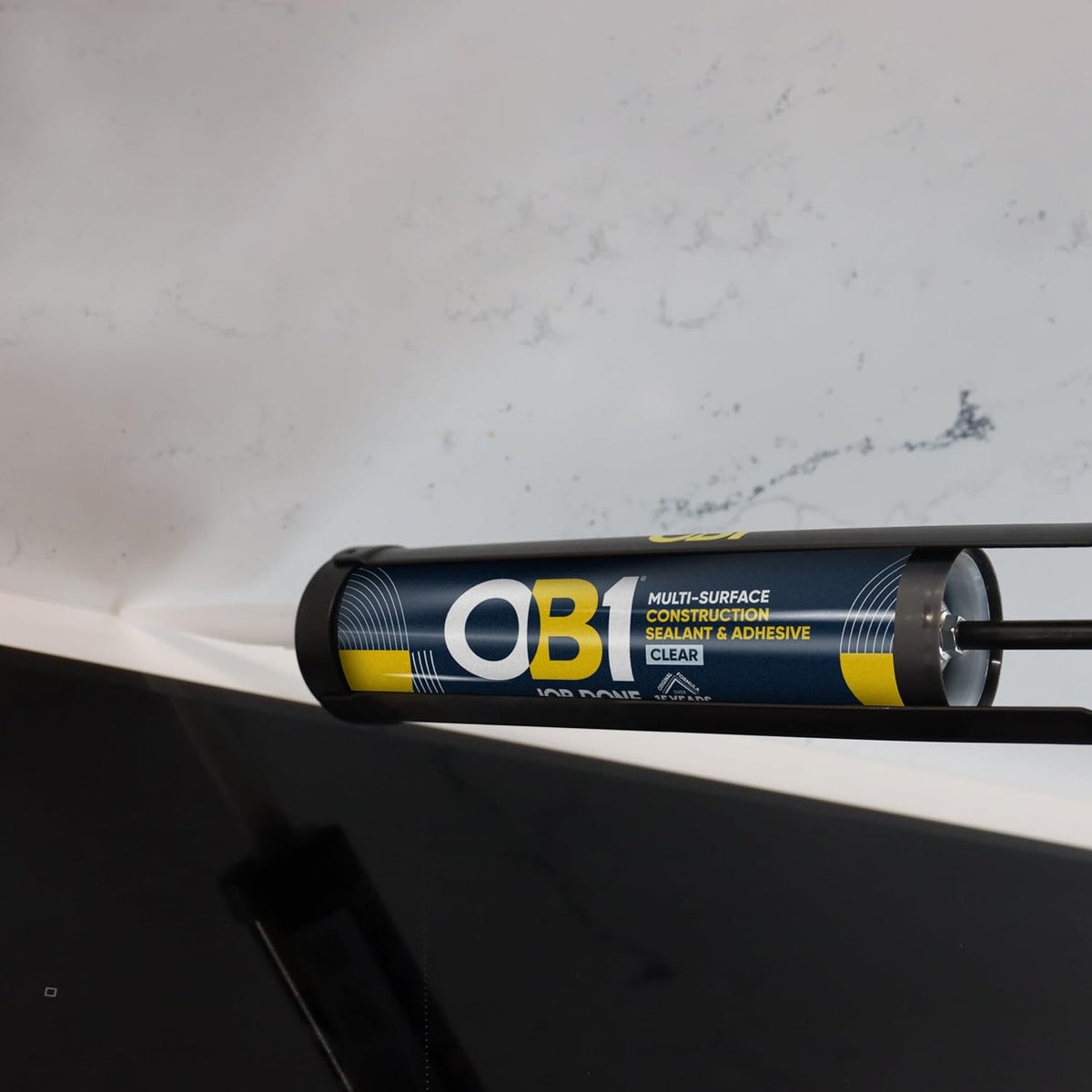 OB1 Construction Grab Adhesive & Sealant Cartridge - Clear 290ml
