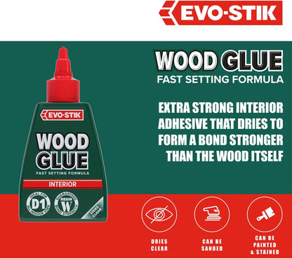 Evo-Stik Interior Wood Glue - 250ml 