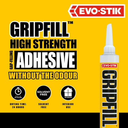 Evo-Stik Gripfill Solvent Free Grab Adhesive - 350ml Cartridge