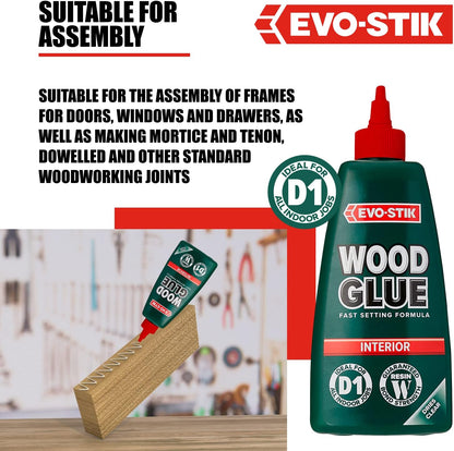 Evo-Stik Interior Wood Glue - 500ml 