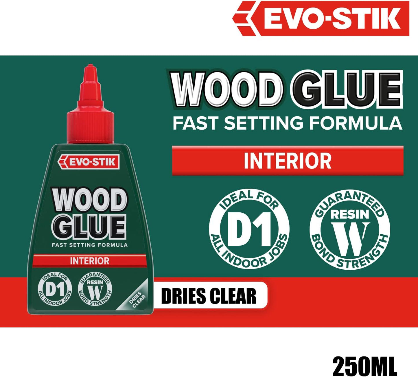 Evo-Stik Interior Wood Glue - 250ml 