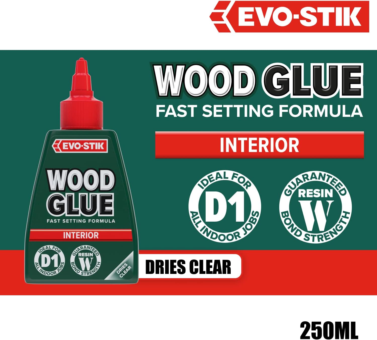 Evo-Stik Interior Wood Glue - 250ml 