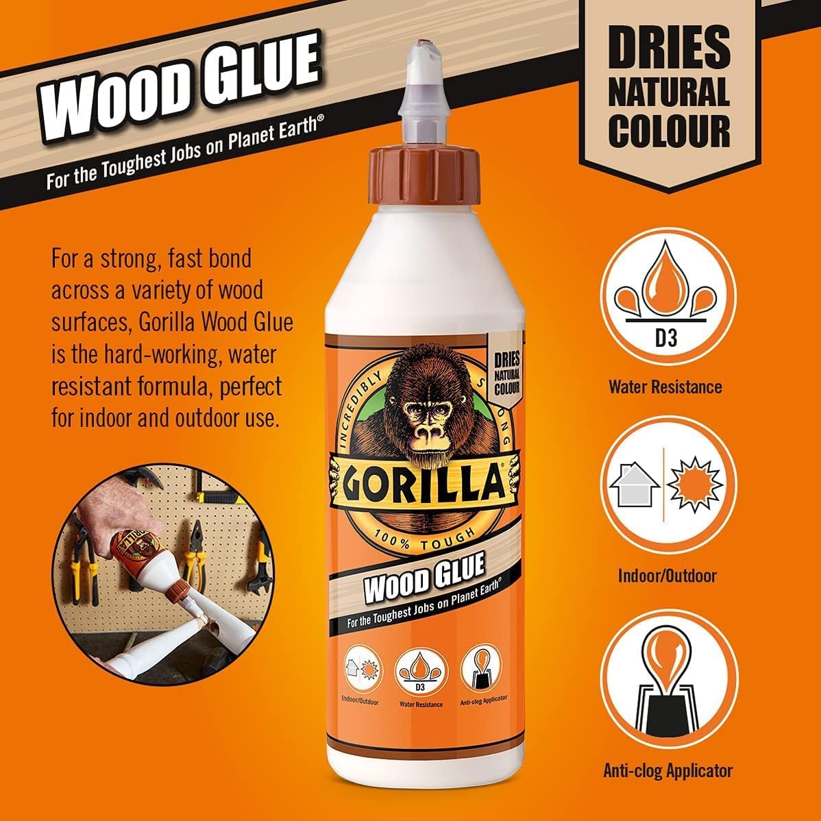 Gorilla Wood Glue - 236ml