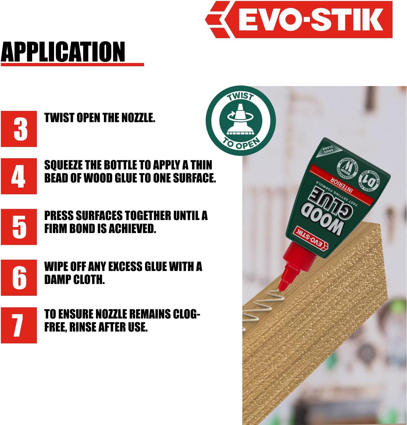Evo-Stik Interior Wood Glue - 250ml 