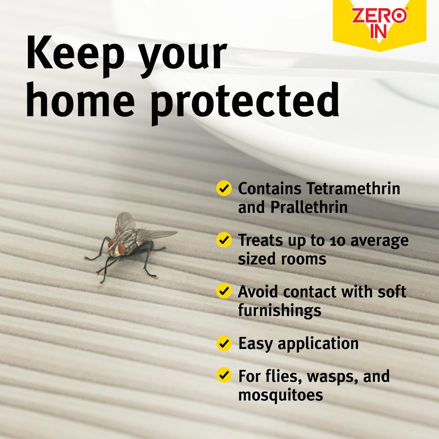 Zero In Fly & Wasp Killer 300ml Aerosol