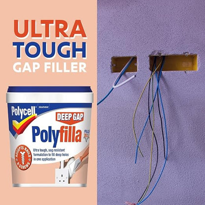 Polycell Deep Gap Polyfilla - 1 Litre