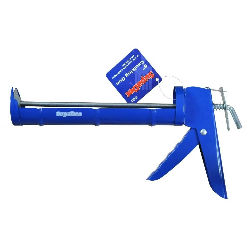 SupaDec 9" Caulking Gun for Standard 310ml Cartridges - Blue