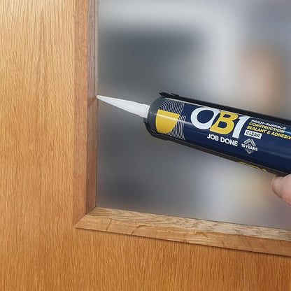 OB1 Construction Grab Adhesive & Sealant Cartridge - Clear 290ml