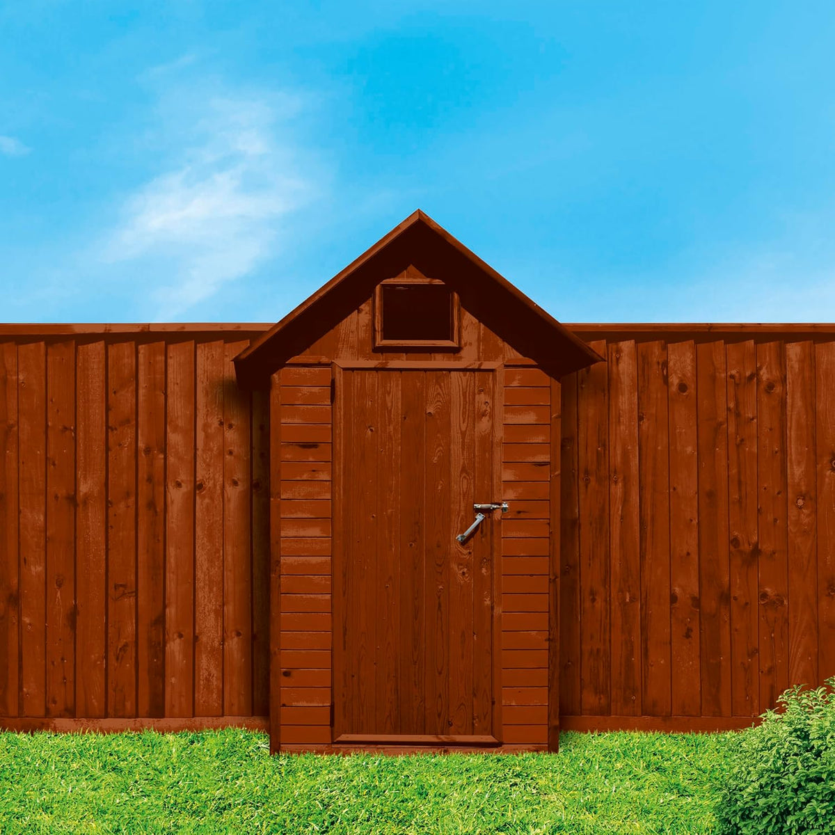 Ronseal One Coat Shed & Fence Protector Concentrate Refill Pouch 950ml - Medium Oak
