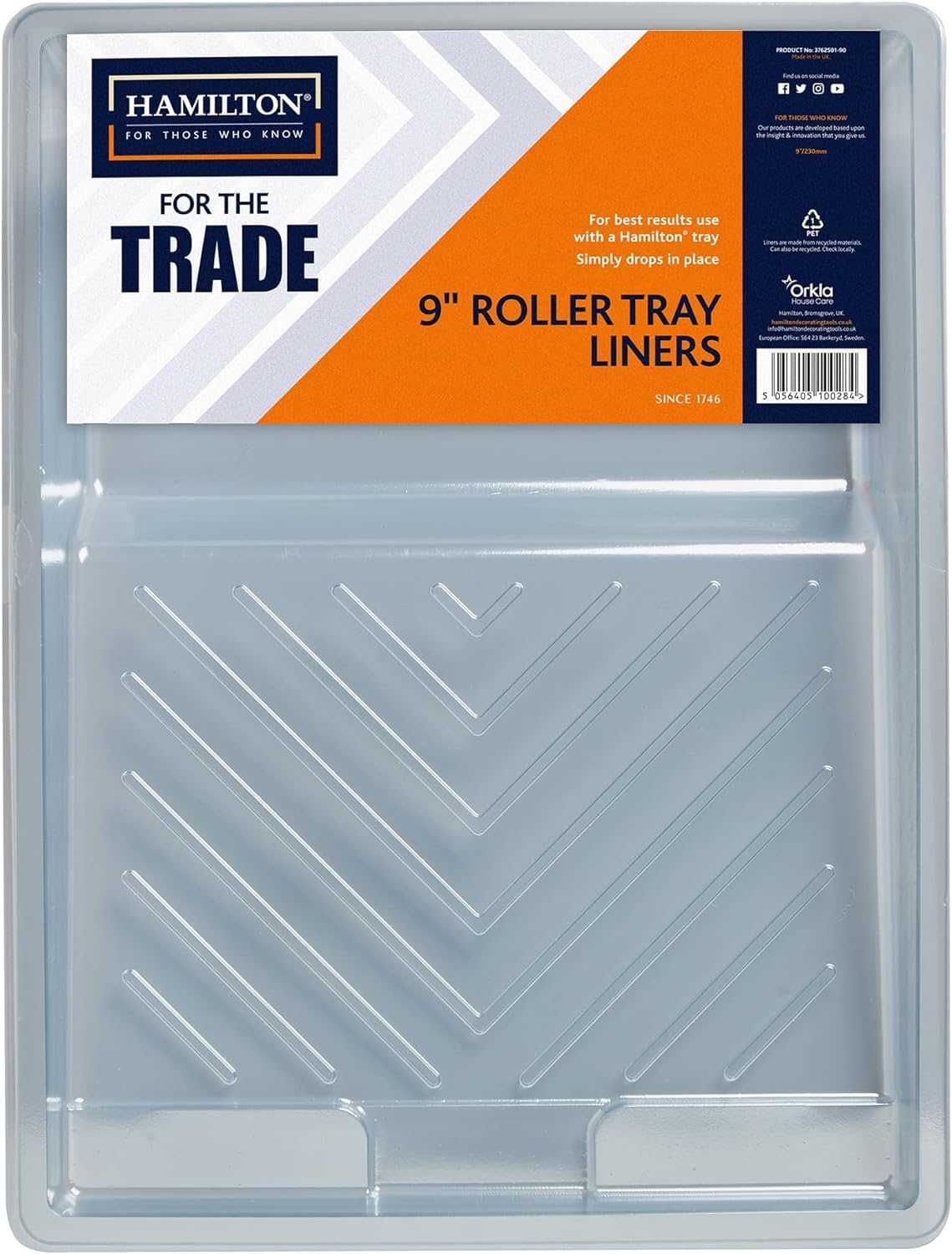 Hamilton 9" Paint Roller Tray Liners - 5 Pack