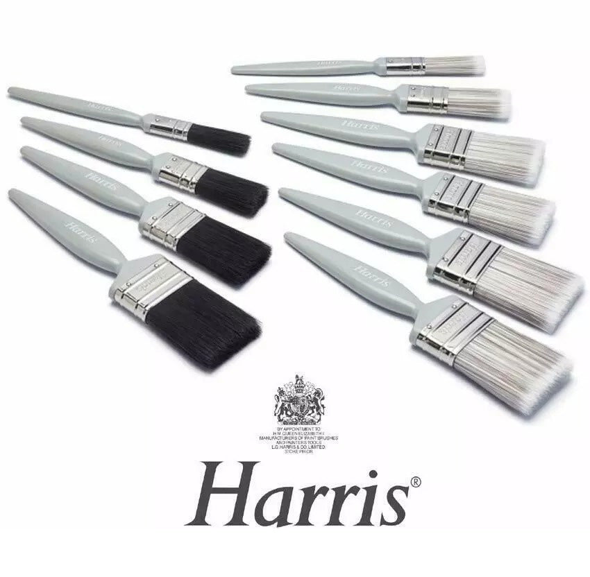 Harris Essentials Wall, Ceilings & Gloss Paint Brush Set Pack 10