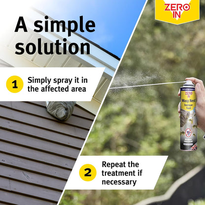 Zero In Wasp Nest Killer Foam 300ml ZER904