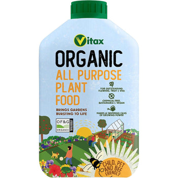 Vitax Organic All Purpose Plant Food 1 Litre Bottle