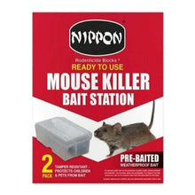 Nippon Ready To Use Mouse Killer Bait Station 2 Pack