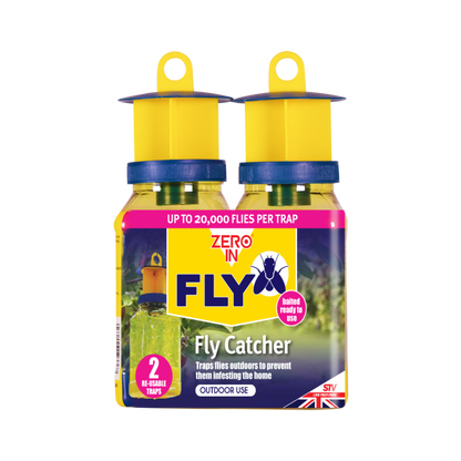 Zero In Fly Max Fly Catcher Twin Pack