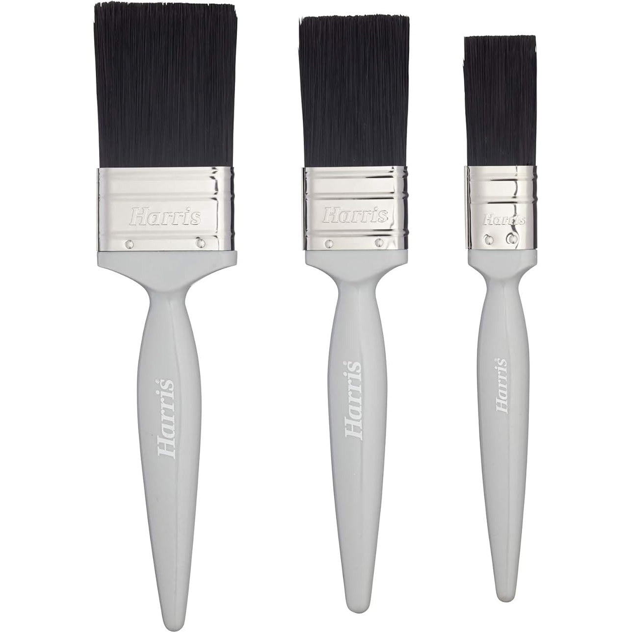 Harris Essentials Gloss Paint Brush Set 3 Pack