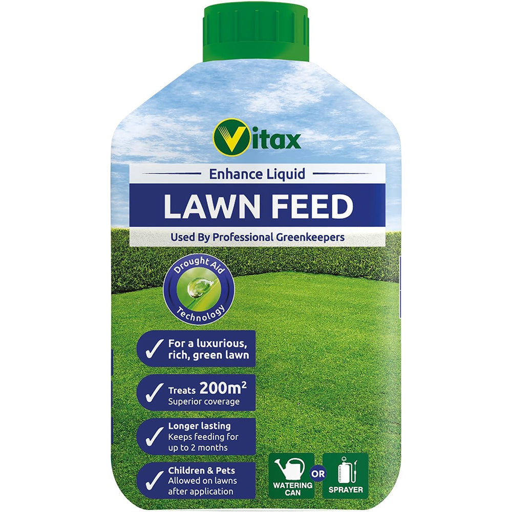 Vitax Green Up Lawn Care Enhance Liquid Lawn Feed 1 Litre