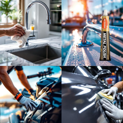 Autosol Brilliant Chrome Aluminium & Metal Polish Tube - 75ml 