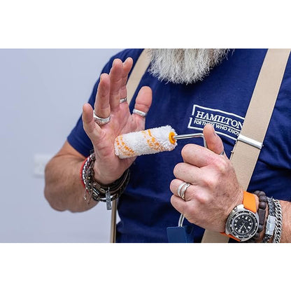 Hamilton 4" Mini Medium Pile Paint Roller Set - 7 Piece