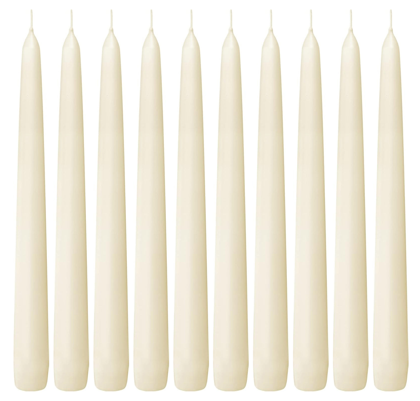 Bolsius Tapered Candles 10 Pack - Ivory