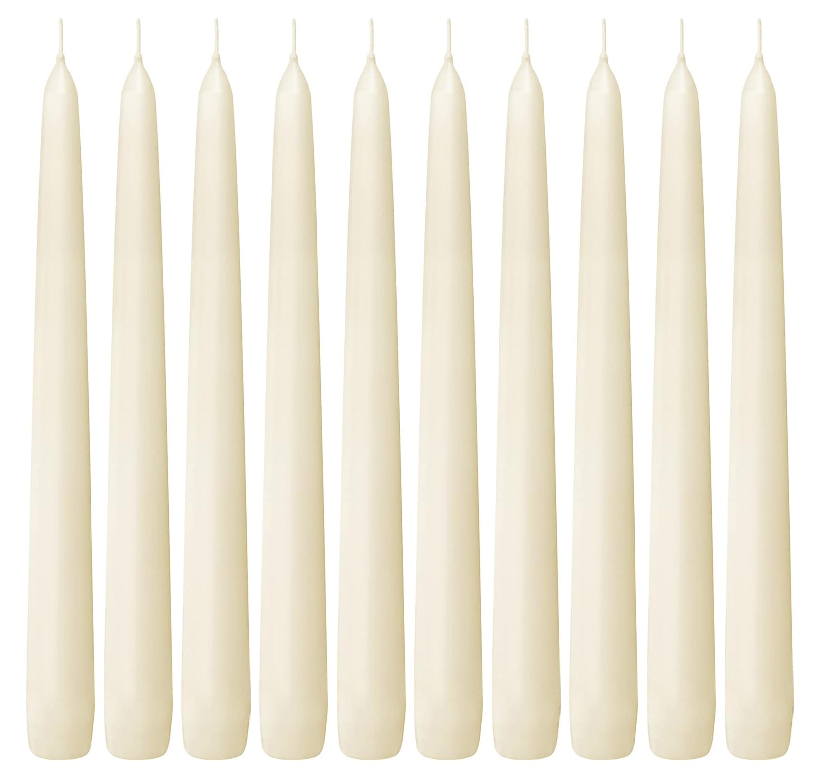 Bolsius Tapered Candles 10 Pack - Ivory