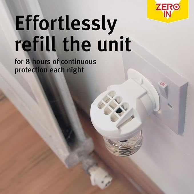 Zero In Knockdown Mosquito Killer Plug In Refill 30ml ZER742