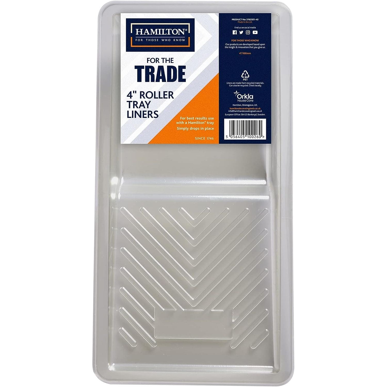 Hamilton 4" Mini Paint Roller Tray Liners - 5 Pack