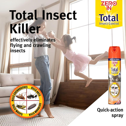 Zero In Total Insect Killer Aerosol 300ml