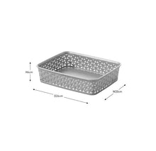 Curver Rattan Storage Basket A5 - Grey