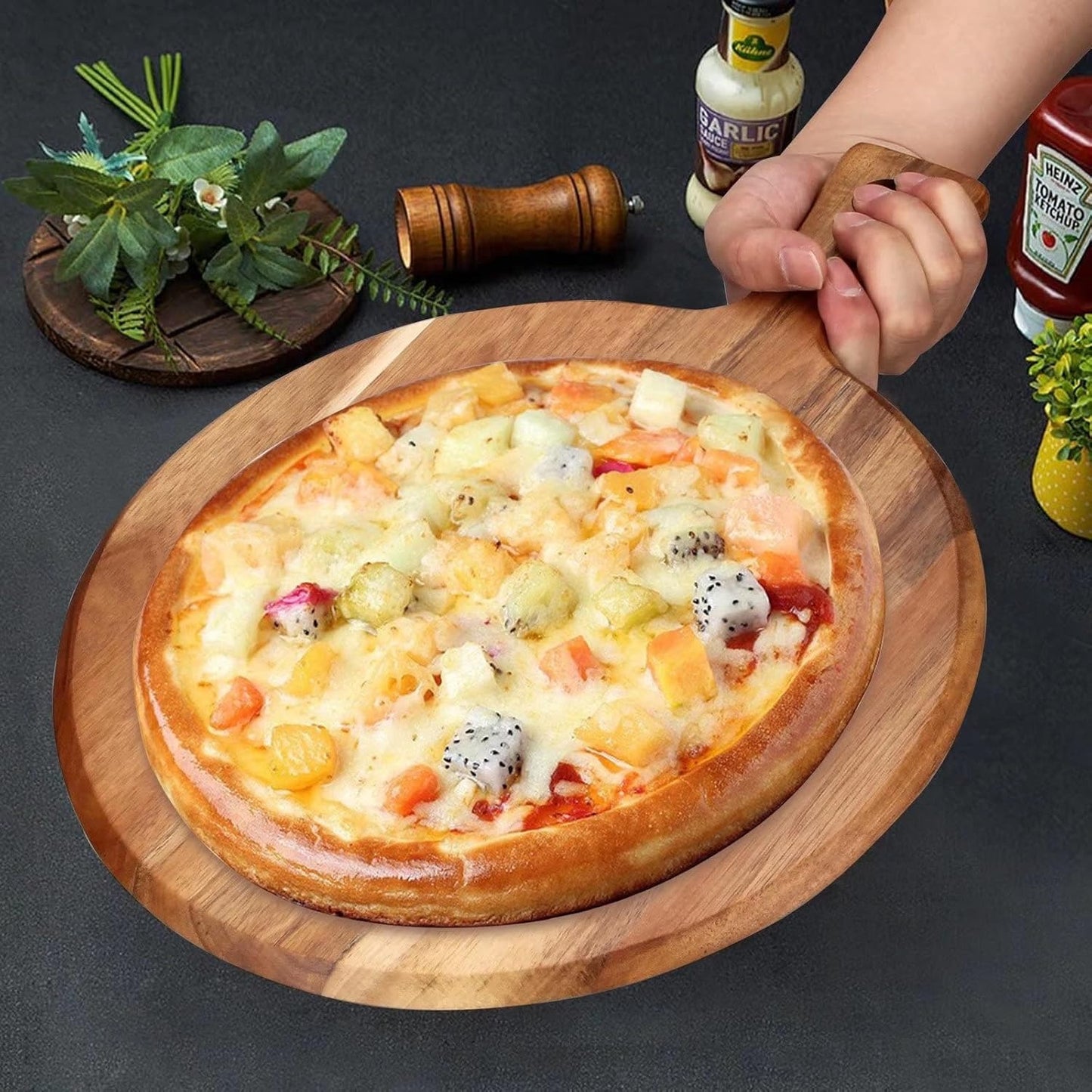 Acacia Wood Pizza Board 45x34cm