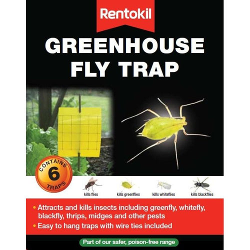 Rentokil Greenhouse Fly Trap 6 Pack