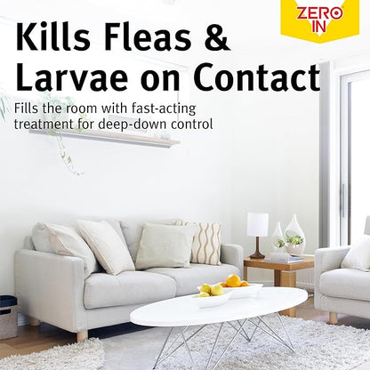 Zero In Natural Insect Killer Flea Bomb Aerosol 150ml ZER027