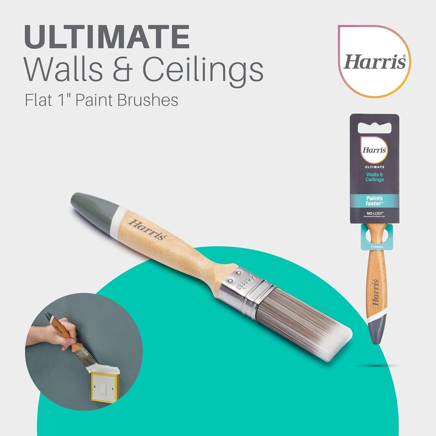 Harris Ultimate Walls & Ceilings Paint Brush 1"/25mm
