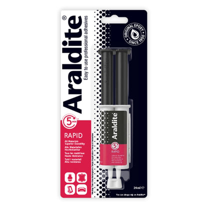Araldite Rapid Epoxy Adhesive Syringe 24m