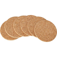 Apollo Round Cork Coasters Set of 6