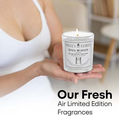 Price's Glass Candle - Open Window 