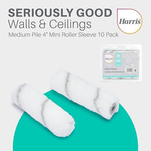 Harris Seriously Good Walls & Ceilings 4" Medium Pile Mini Paint Roller Sleeves - 10 Pack